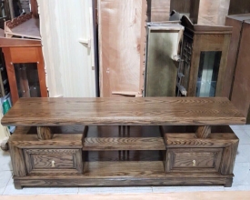 Kệ tivi gỗ tự nhiên 100%, vân gỗ đẹp nổi bật