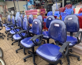 Ghế dựa văn phòng xanh 