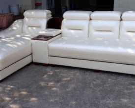 Sofa góc trắng sang trọng
