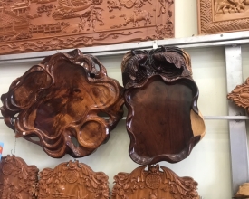 Khay trà bằng gỗ