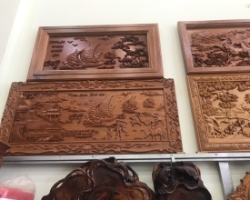 Tranh gỗ thuận buồm xuôi gió