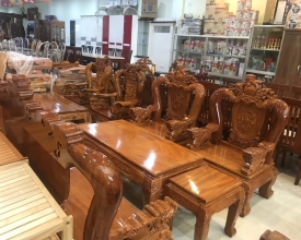 Bộ bàn ghế gỗ phòng khách