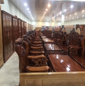 Bộ ghế gỗ 01