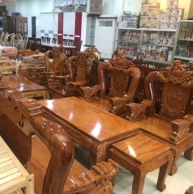 Bộ bàn ghế gỗ phòng khách